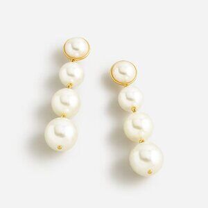J.Crew Pearl ball drop earrings